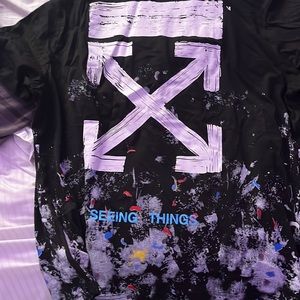 Black Off white T shirt